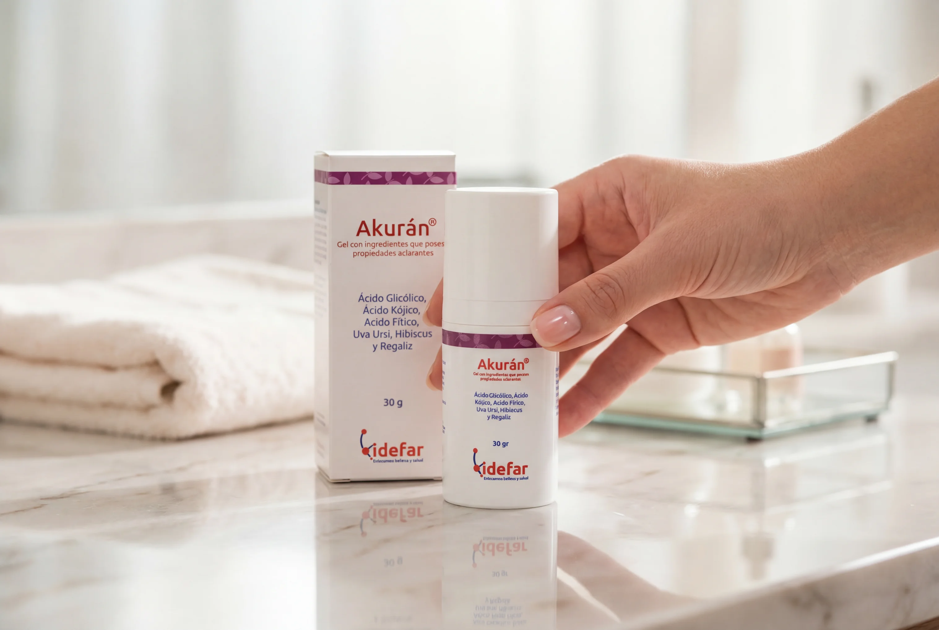 Akurán Gel — textura gel