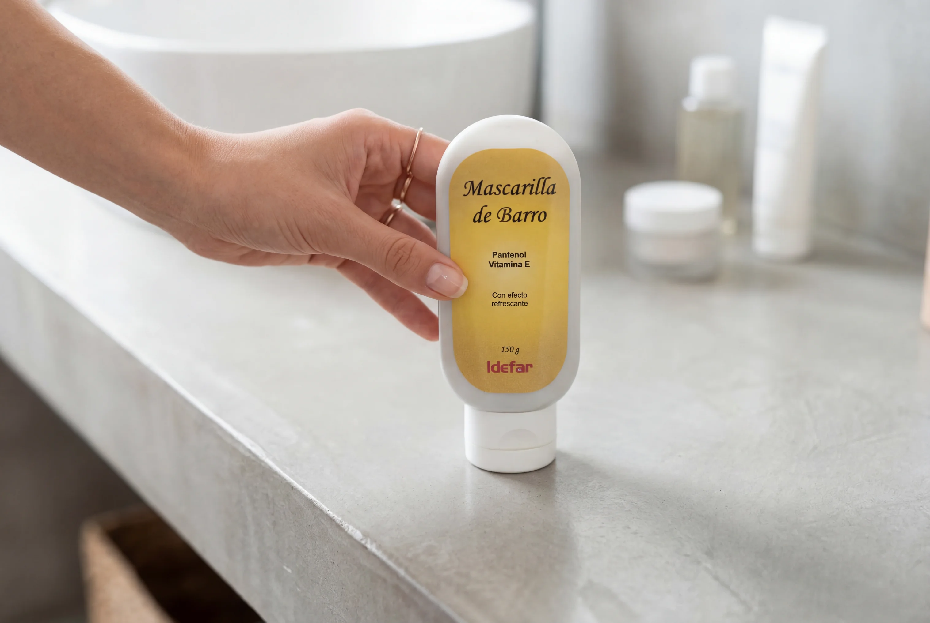 Mascarilla de Barro — textura del barro